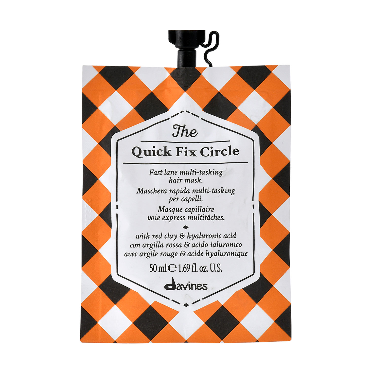 Маска для волосся Davines The Quick Fix Circle Миттєве зволоження та розгладження, 50 мл